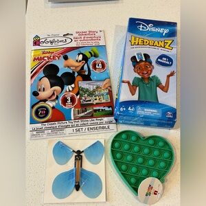 Disney Hedbanz Game, Disney Junior Mickey Mouse Sticker NWOT